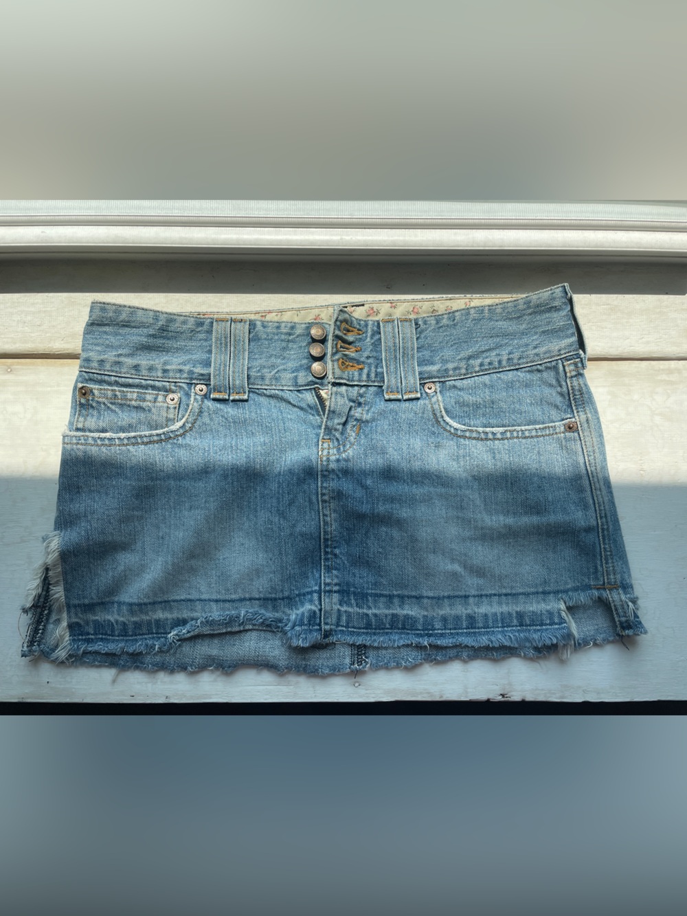 Vintage Abercrombie Jean Mini Skirt